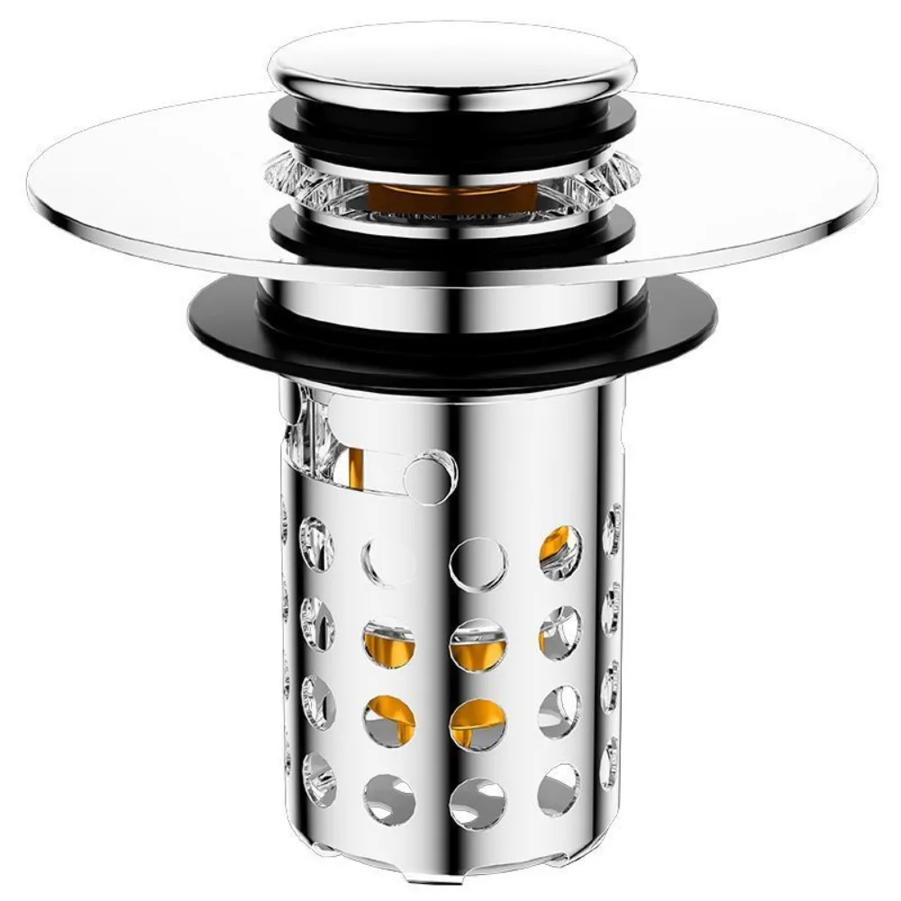 Anti-clog Floor Drain Filter Mesh Copper Core Hair Trap Pop Up Drain Filter Stainless Steel Multifunctional Sink Strainer
Anti-clog Floor Drain Filter Mesh Copper Core Hair Trap Pop Up Drain Filter Stainless Steel Multifunctional Sink Strainer