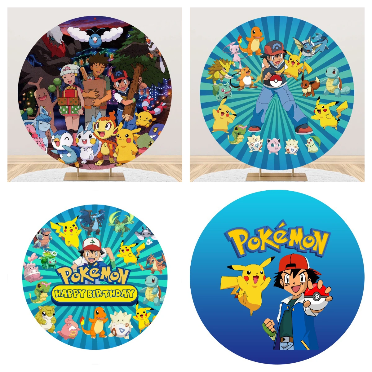 Pikachu Pokemon Ash Ketchum Round Backdrop Photo Photography For Background Baby Shower Birthday Party Supplies Props Banner
Pikachu Pokemon Ash Ketchum Round Backdrop Photo Photography For Background Baby Shower Birthday Party Supplies Props Banner