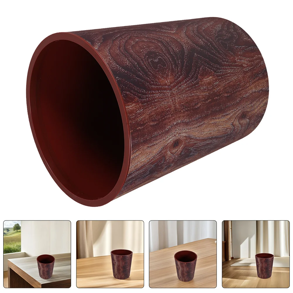 Vintage Wood Grain Trash Can Large Capacity Plastic Retro Wastebasket for Bathroom Kitchen Office Bedroom Home Decorative
Vintage Wood Grain Trash Can Large Capacity Plastic Retro Wastebasket for Bathroom Kitchen Office Bedroom Home Decorative