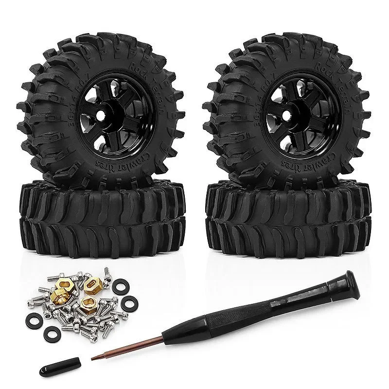 4pcs 0.7 inches Wheel RimsTire for 1/30 RC Crawler Car Axial SCX30 Ford Bronco Wrangler K10 D421
4pcs 0.7 inches Wheel RimsTire for 1/30 RC Crawler Car Axial SCX30 Ford Bronco Wrangler K10 D421