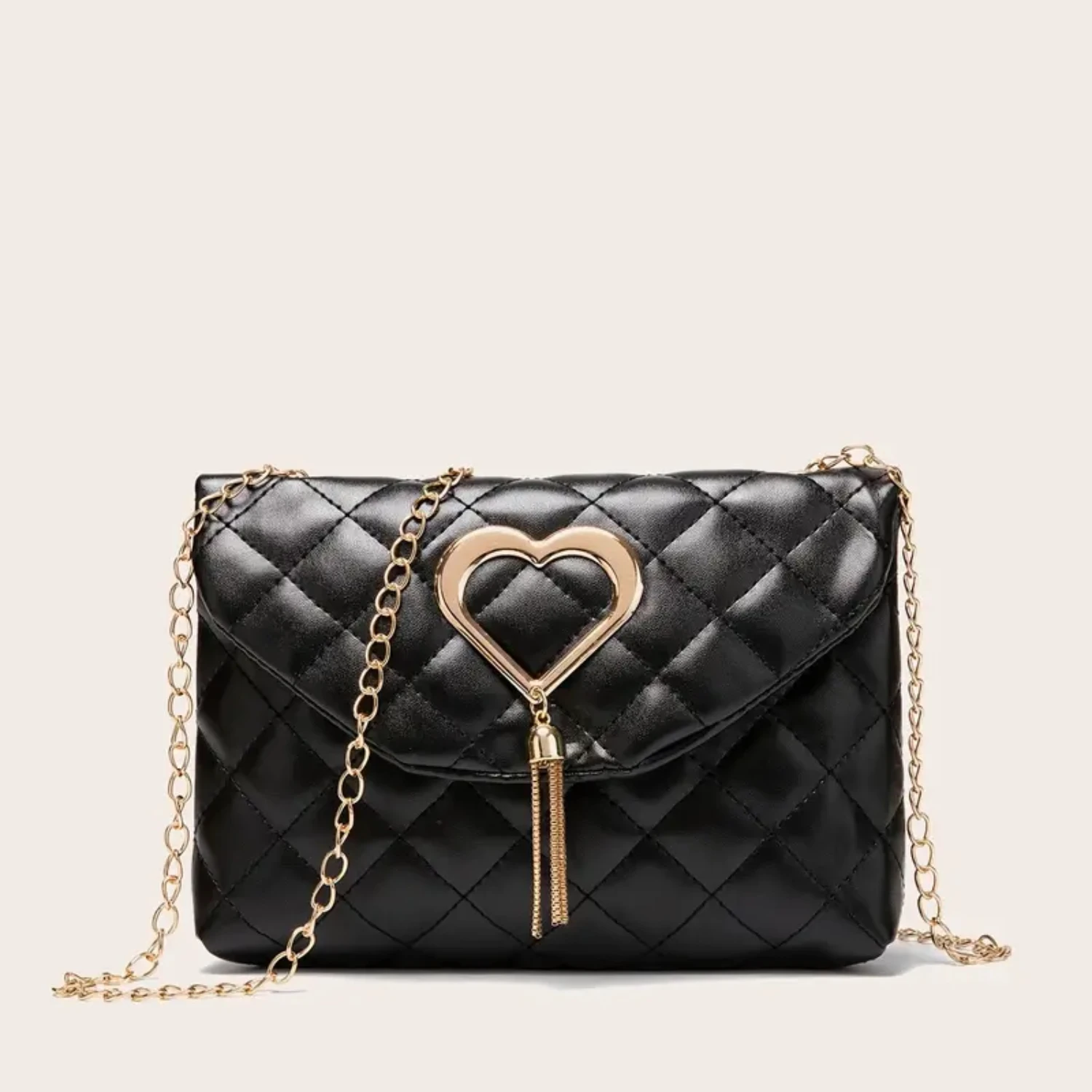 Trendy Stylish Women's Crossbody Bag - Quilted Design with Faux Leather Chain Strap for a Chic and Casual Look
Trendy Stylish Women's Crossbody Bag - Quilted Design with Faux Leather Chain Strap for a Chic and Casual Look