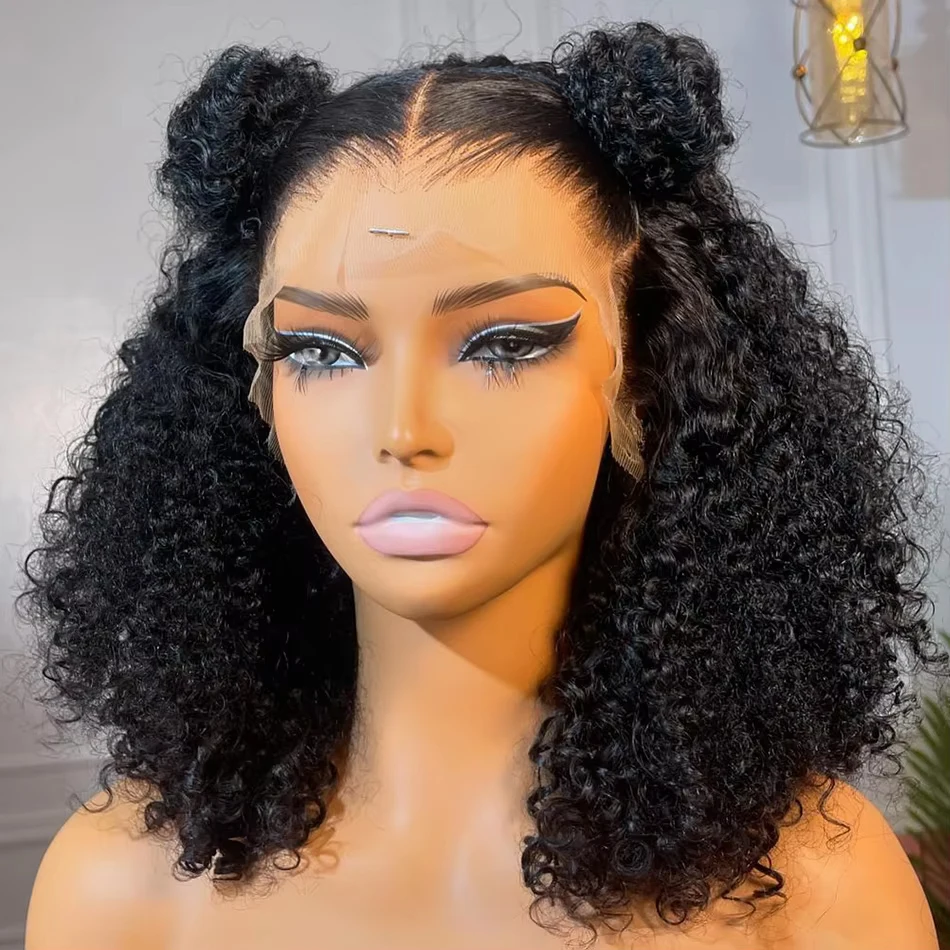 Curly Bob Wig 13x4 Transparent Lace Frontal Human Hair Wigs 4x4 Short Deep Water Wave Wig Brazilian 100% Human Hair 12 14 Inch
Curly Bob Wig 13x4 Transparent Lace Frontal Human Hair Wigs 4x4 Short Deep Water Wave Wig Brazilian 100% Human Hair 12 14 Inch