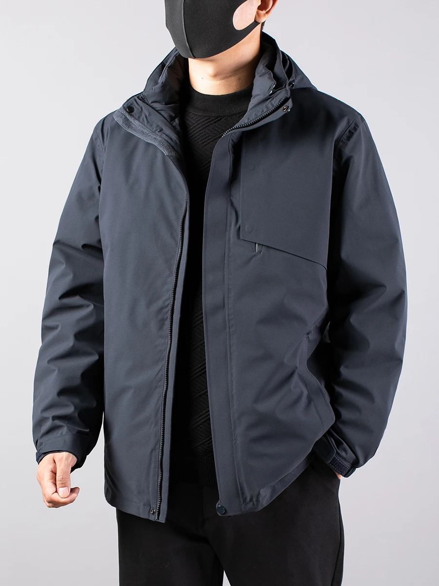 Мужская пуховая куртка больших размеров со съемной внутренней подкладкой, ветрозащитная, утепленная, на флисовой подкладке, на молнии, цветная
Мужская пуховая куртка больших размеров со съемной внутренней подкладкой, ветрозащитная, утепленная, на флисовой подкладке, на молнии, цветная