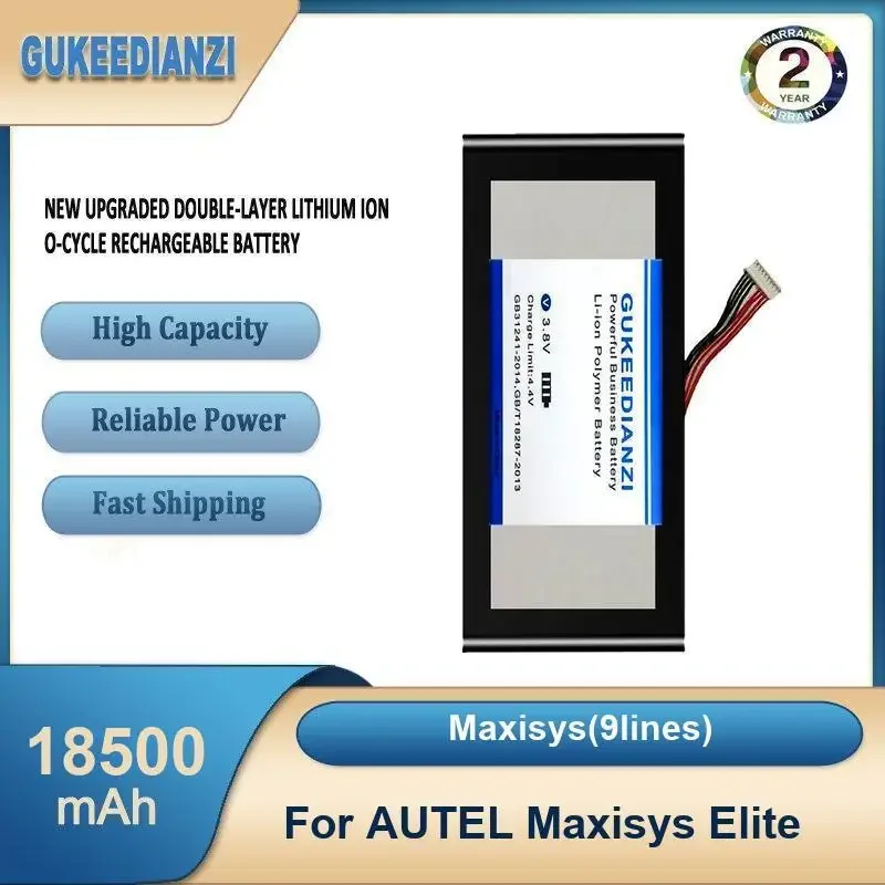 Maxisys(9lines) 18500mAh High Capacity Automotive Diagnostic Tool Battery For AUTEL Maxisys Elite
Maxisys(9lines) 18500mAh High Capacity Automotive Diagnostic Tool Battery For AUTEL Maxisys Elite