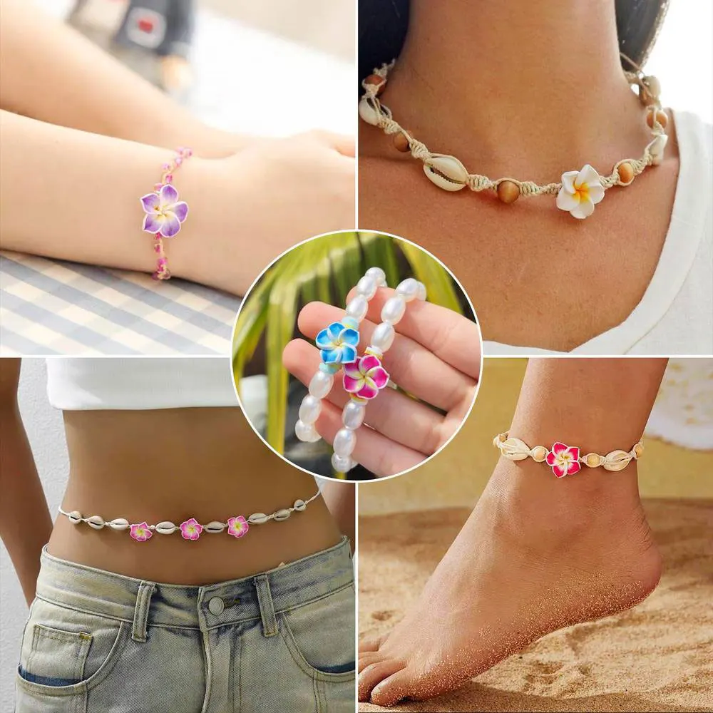 10/30/50pcs Multi Colored Clay Flower Shaped Decorative Beads,DIY Bracelets,Necklaces,Beach Vacations Gift Making Accessories
10/30/50pcs Multi Colored Clay Flower Shaped Decorative Beads,DIY Bracelets,Necklaces,Beach Vacations Gift Making Accessories
