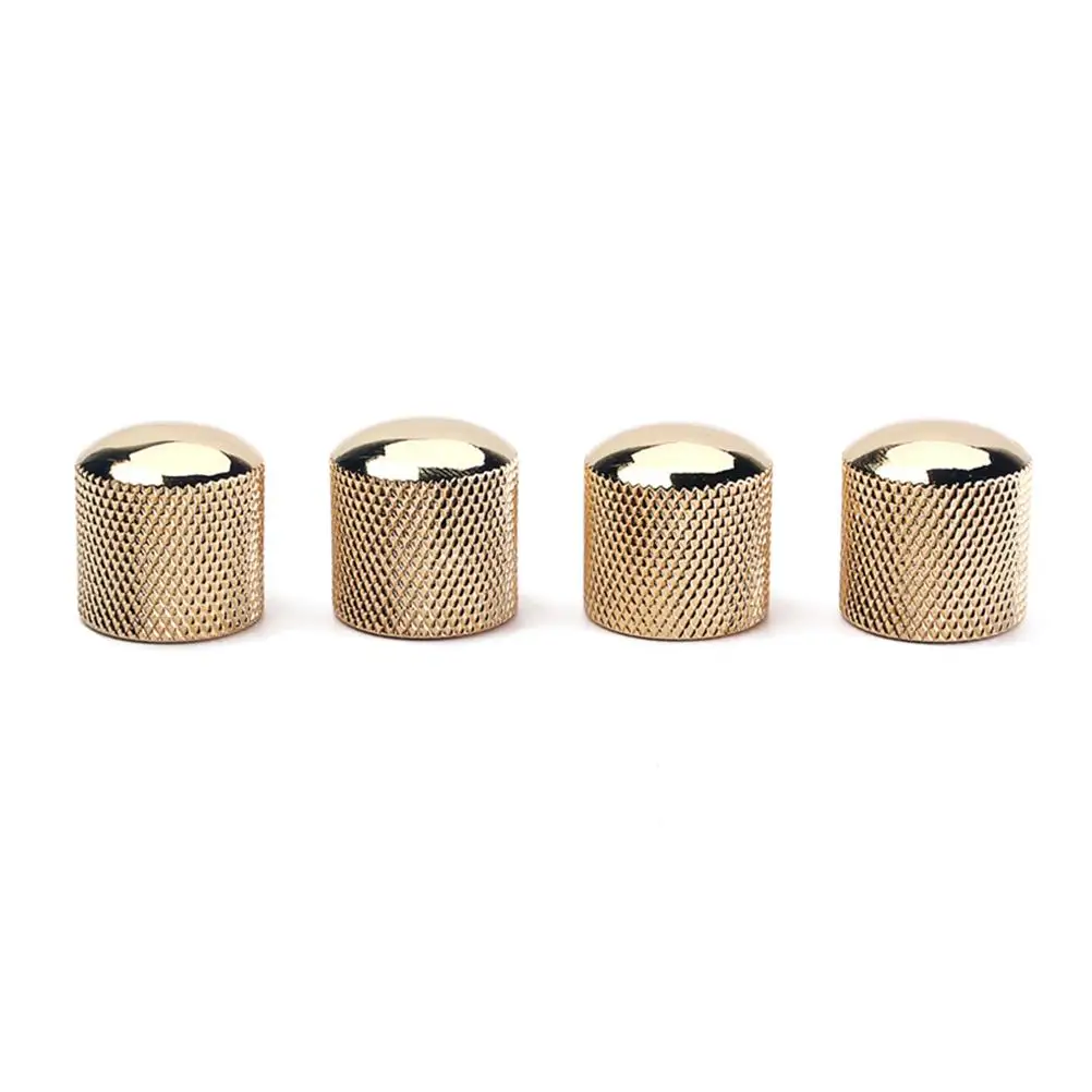 4 Pcs Metal Guitar Knobs Hollow Shaft Volume Control Dome for Bass Solid Potentiometers Brass
4 Pcs Metal Guitar Knobs Hollow Shaft Volume Control Dome for Bass Solid Potentiometers Brass
