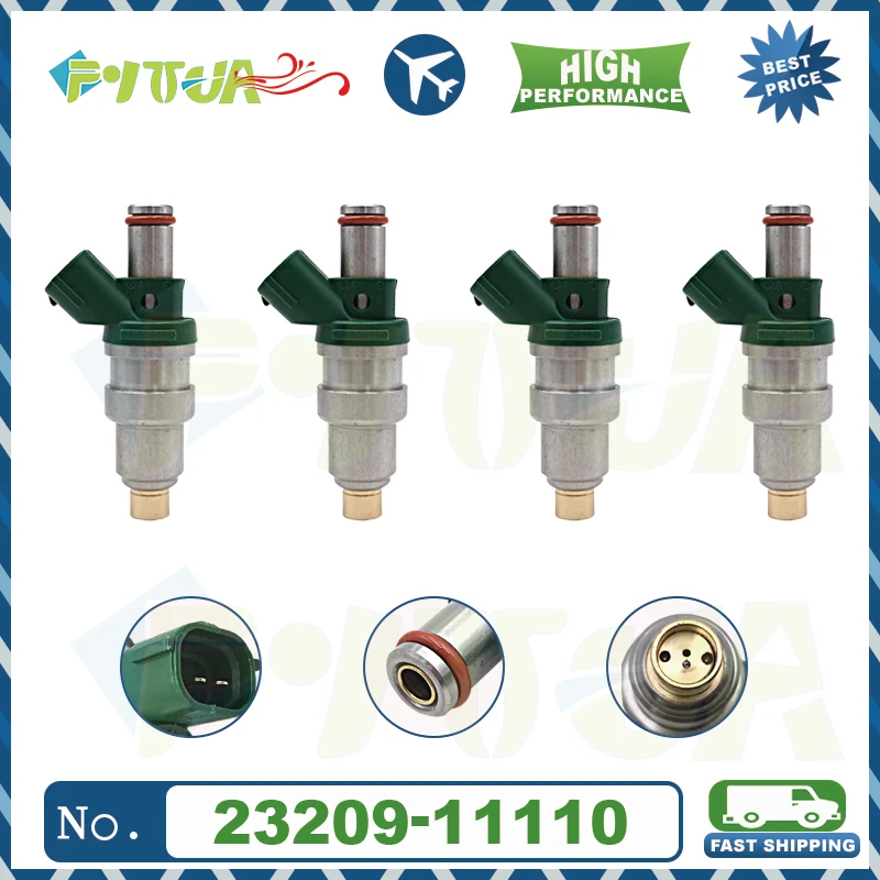 4pcs Fuel injector 23209-11110 23250-11110 For Toyota Tercel 1.5 Paseo 1995-1999 2320911110 2325011110 Nozzle Fuel
4pcs Fuel injector 23209-11110 23250-11110 For Toyota Tercel 1.5 Paseo 1995-1999 2320911110 2325011110 Nozzle Fuel