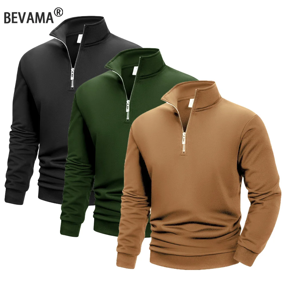 Autumn Men's Sweatwear Quarter Zip Up Sweatshirts Base Sweater Long Pullover Men's Outdoor Mock Neck Tops Streetwear
Autumn Men's Sweatwear Quarter Zip Up Sweatshirts Base Sweater Long Pullover Men's Outdoor Mock Neck Tops Streetwear