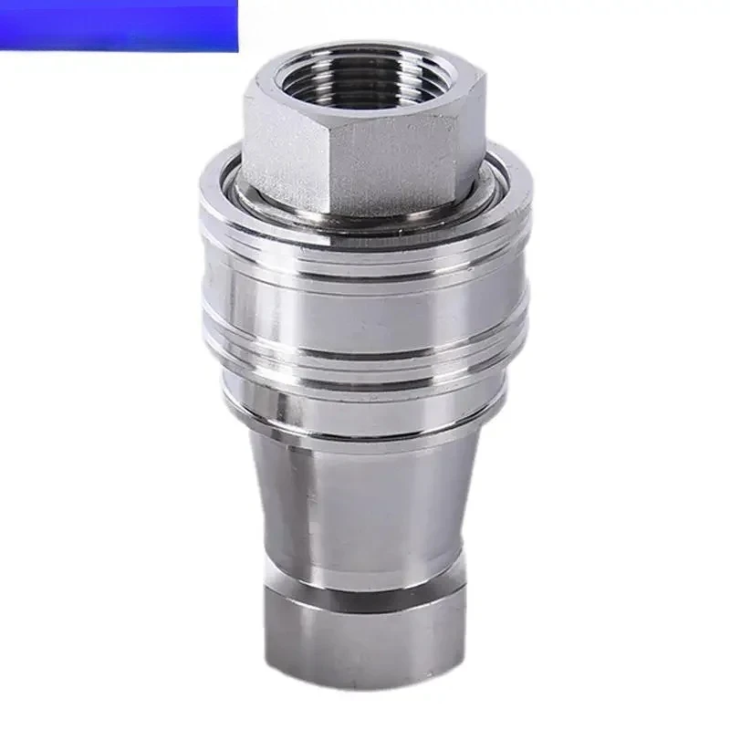 KZF Open Close 304 Stainless Steel Hydraulic Quick Coupling Tractor High Pressure Jack Oil Pipe Self sealing Internal Thread
KZF Open Close 304 Stainless Steel Hydraulic Quick Coupling Tractor High Pressure Jack Oil Pipe Self sealing Internal Thread