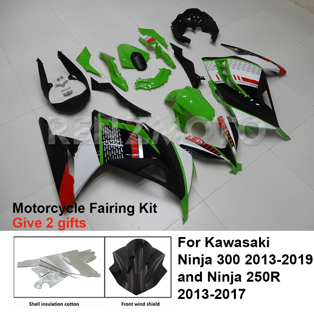 For Kawasaki Ninja 250R 300 Ninja250R Ninja300 Fairing Motorcycle Set Body Kit Decoration Plastic Guard Plate Accessories Shell
For Kawasaki Ninja 250R 300 Ninja250R Ninja300 Fairing Motorcycle Set Body Kit Decoration Plastic Guard Plate Accessories Shell
