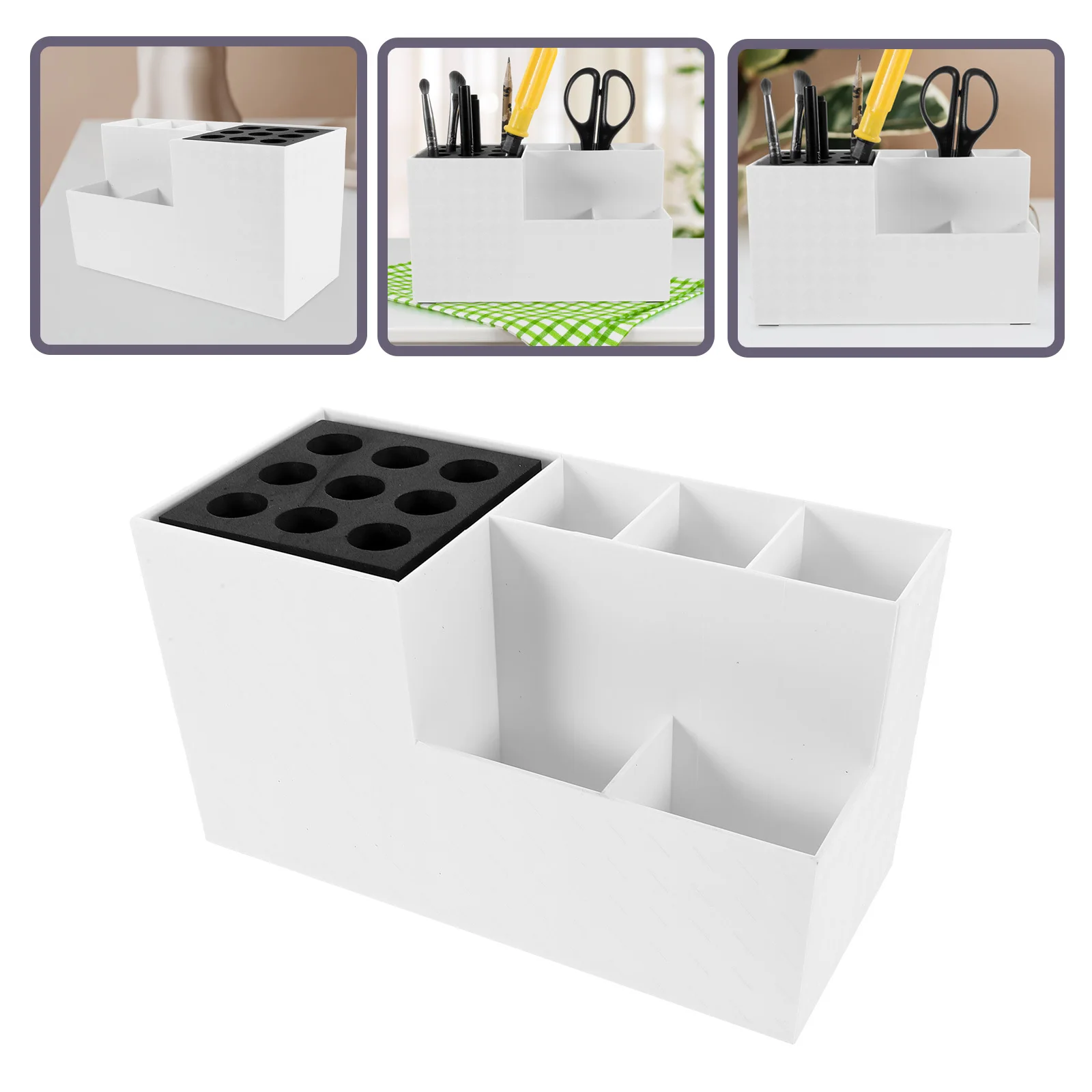 Hairdressing Tool Storage Box Large Capacity Multi-Compartment Design for Salon Barber Shop Desktop Organizer Scissor Comb
Hairdressing Tool Storage Box Large Capacity Multi-Compartment Design for Salon Barber Shop Desktop Organizer Scissor Comb