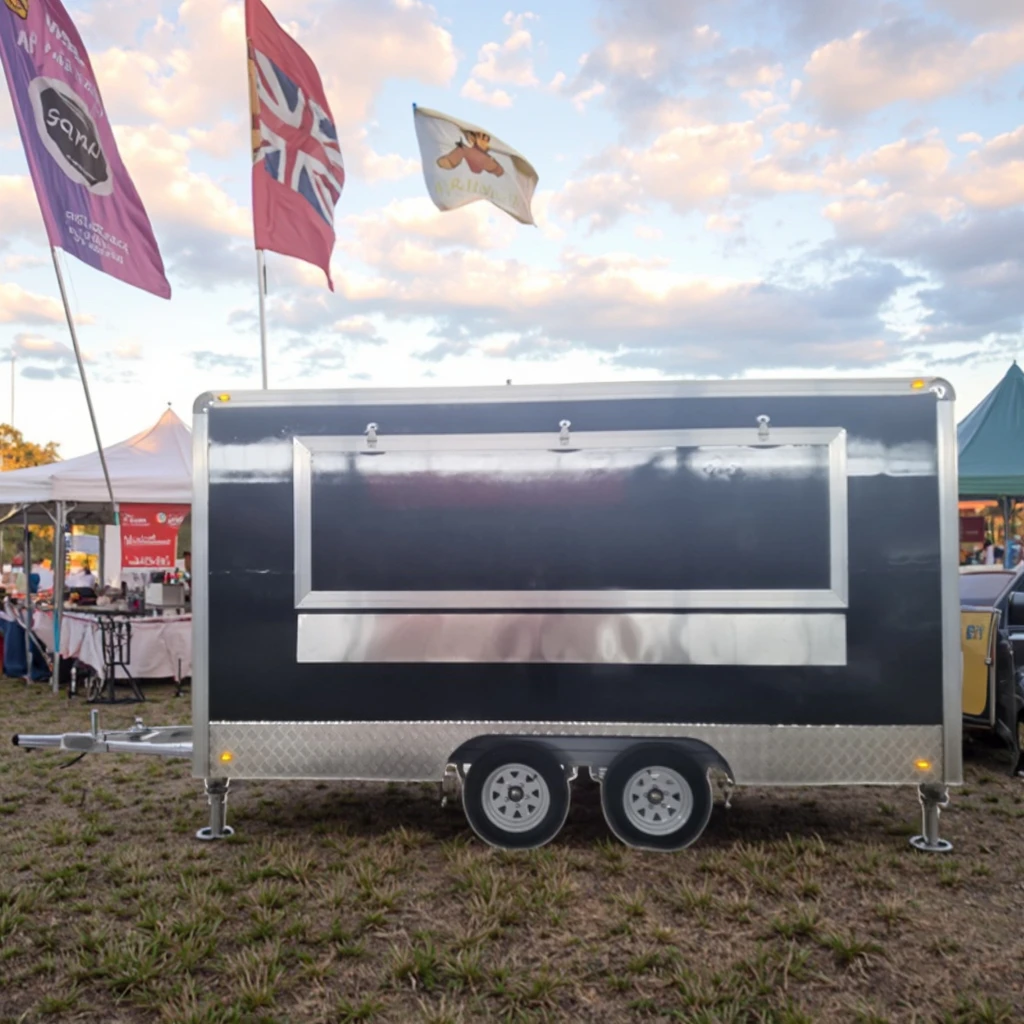 Custom Pizza Concession Food Trailer with Full Kitchen Equipment, Food Truck for Burgers, BBQ, Coffee
Custom Pizza Concession Food Trailer with Full Kitchen Equipment, Food Truck for Burgers, BBQ, Coffee