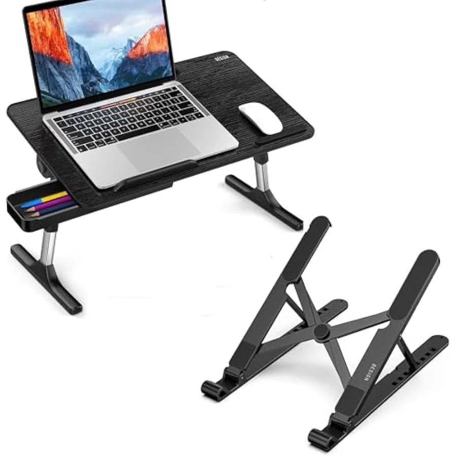 LT05 Laptop Table and LS01 Pro Laptop Stand 
LT05 Laptop Table and LS01 Pro Laptop Stand