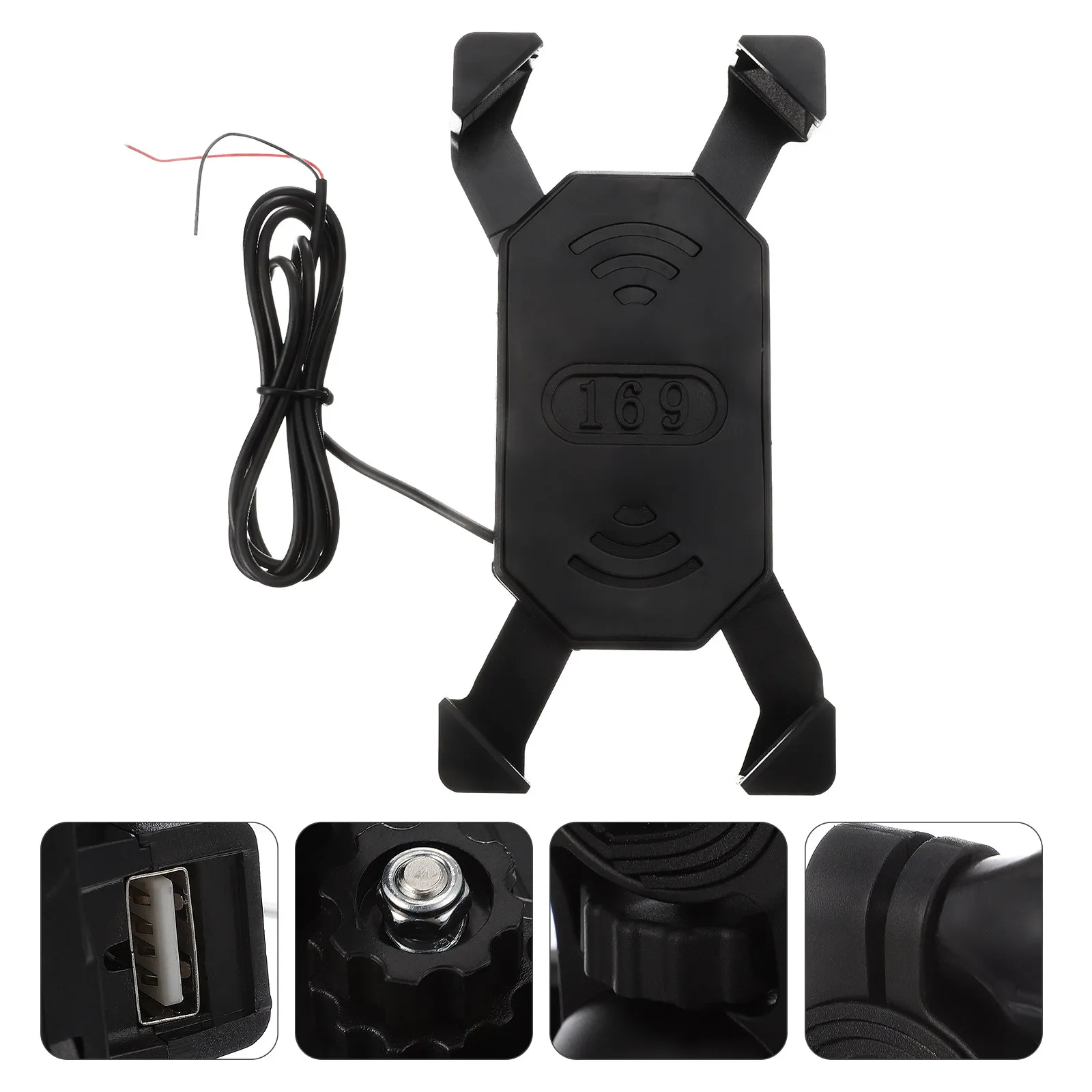 Motorbike USB Charging Bracket Sturdy Motorcycle Phone Holder Adjustable Position Handlebar Navigation Bracket Secure Mobile
Motorbike USB Charging Bracket Sturdy Motorcycle Phone Holder Adjustable Position Handlebar Navigation Bracket Secure Mobile