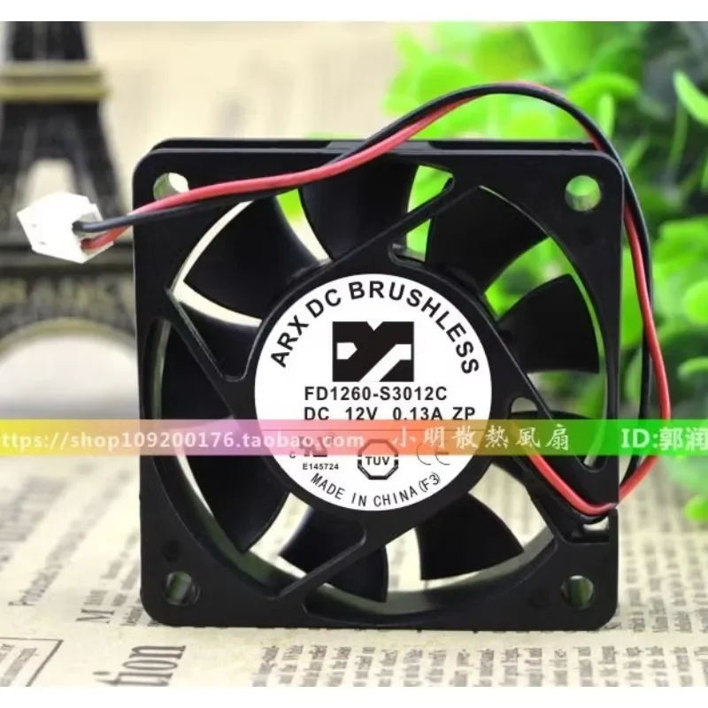 New Fan For ARX FD1260-S3012C DC12V 0.13A 6015 Silent Cooling Fan 60*60*15mm
New Fan For ARX FD1260-S3012C DC12V 0.13A 6015 Silent Cooling Fan 60*60*15mm