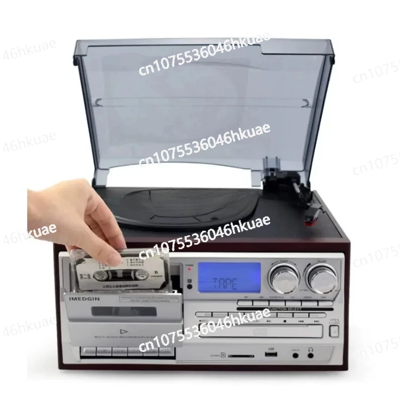 Bluetooth Audio Multi-Function Radio Tape CD USB Vinyl Record Player Modern Jukebox Antique Phonograph
Bluetooth Audio Multi-Function Radio Tape CD USB Vinyl Record Player Modern Jukebox Antique Phonograph