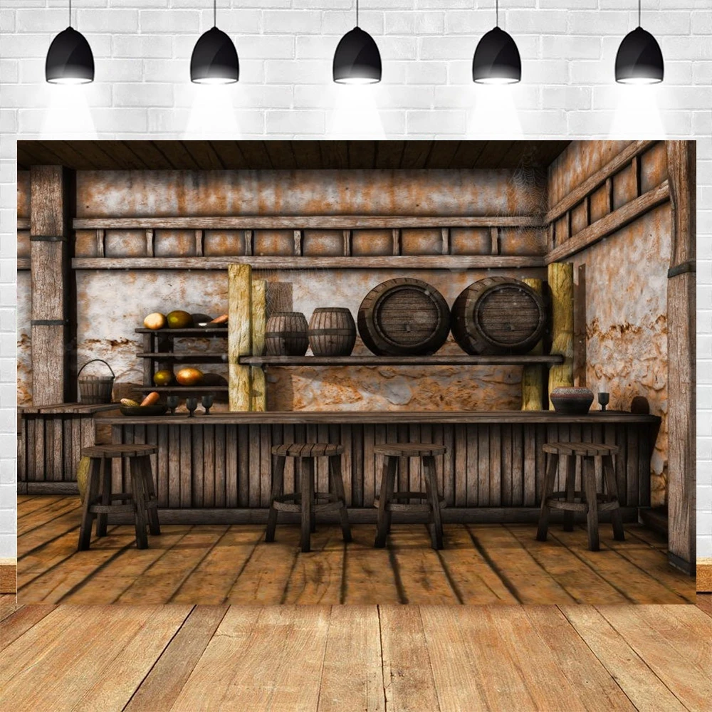 Vintage Wine Cellar Bar Retro Interior Scene Photography Background Oktoberfest Baby Portrait Backdrop Decor For Photo Studio
Vintage Wine Cellar Bar Retro Interior Scene Photography Background Oktoberfest Baby Portrait Backdrop Decor For Photo Studio
