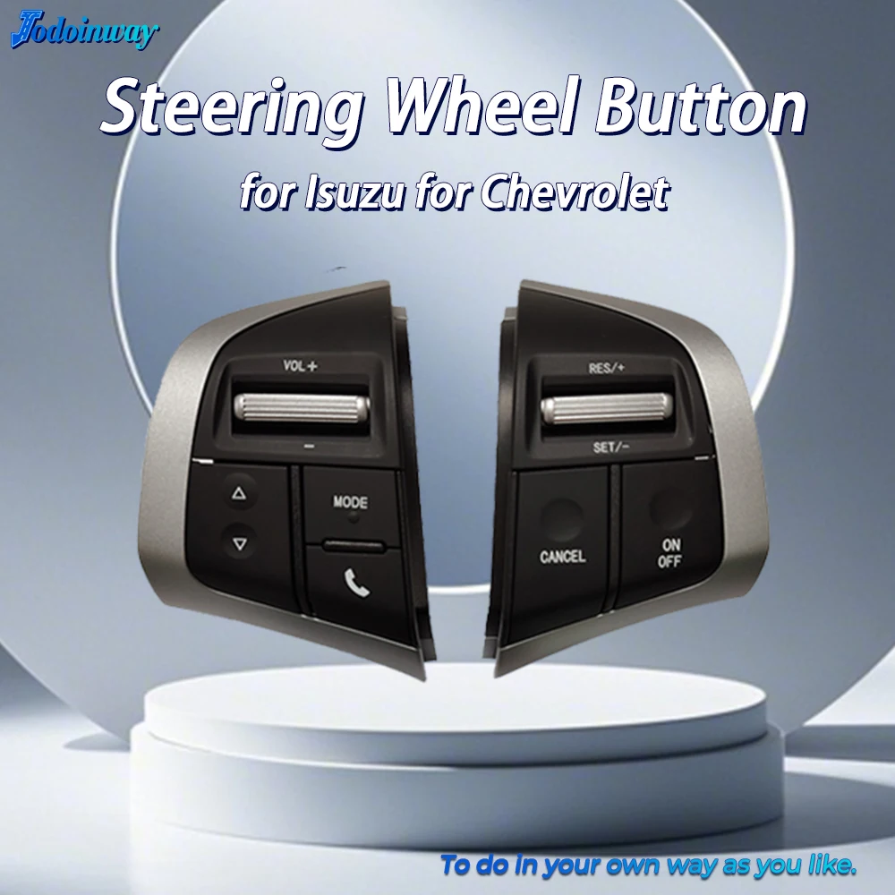 Steering Wheel Button Cruise Control Multimedia Audio Volume Switch Accessories For Isuzu Chevy Damx D-MAX Mux Dmax 2015-2019
Steering Wheel Button Cruise Control Multimedia Audio Volume Switch Accessories For Isuzu Chevy Damx D-MAX Mux Dmax 2015-2019