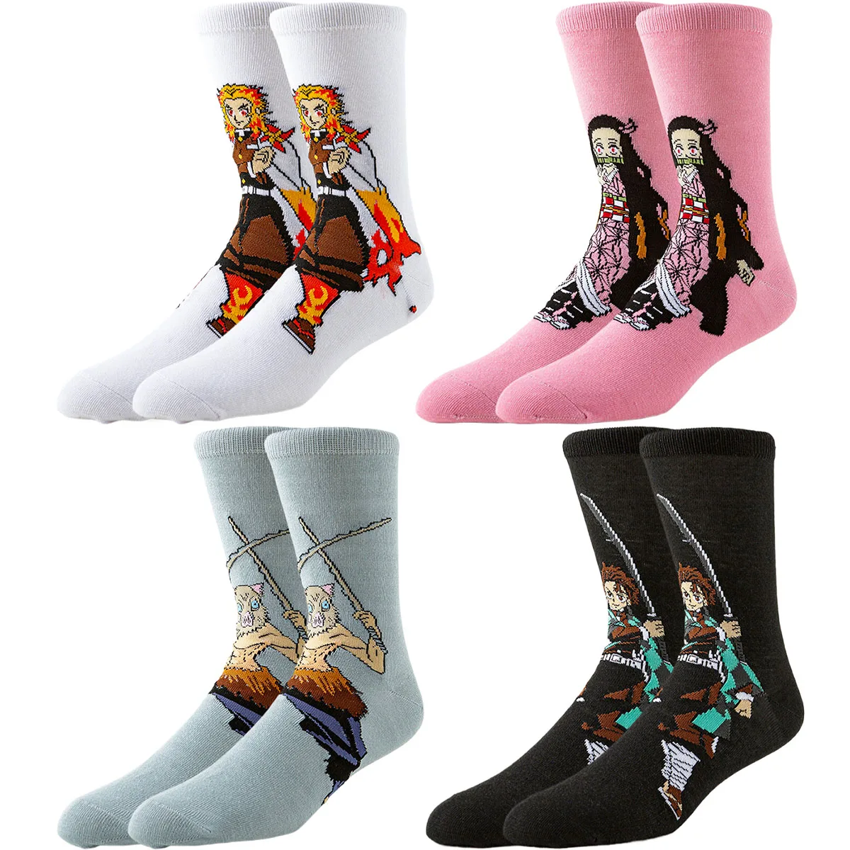4Pairs BANDAI Unisex Novelty Funny Crew Socks Cartoon Anime Hip Hop Street Fashion
4Pairs BANDAI Unisex Novelty Funny Crew Socks Cartoon Anime Hip Hop Street Fashion
