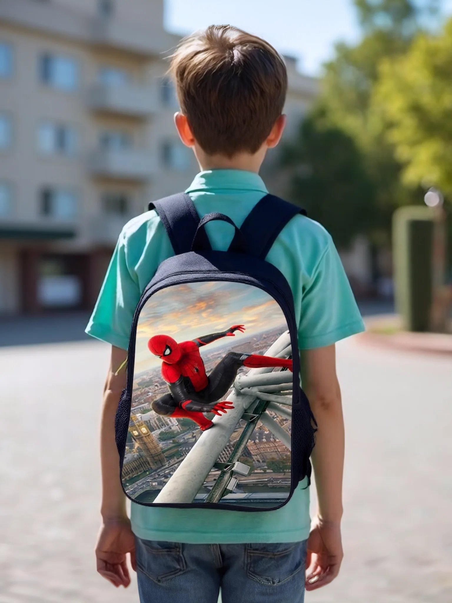 Unisex Kid Student Spider-Man Classic Backpack-Waterproof Multifunction Book Bag-Large Capacity Rucksack for Boy Girl
Unisex Kid Student Spider-Man Classic Backpack-Waterproof Multifunction Book Bag-Large Capacity Rucksack for Boy Girl