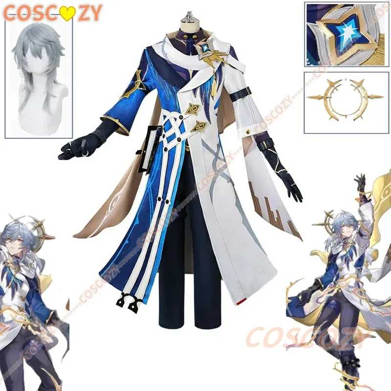 Honkai Star Rail Sunday Cosplay Costume Earring Halovian Mr. Sunday Uniform Halloween Christmas Carnival Role Play Hair Outfit
Honkai Star Rail Sunday Cosplay Costume Earring Halovian Mr. Sunday Uniform Halloween Christmas Carnival Role Play Hair Outfit