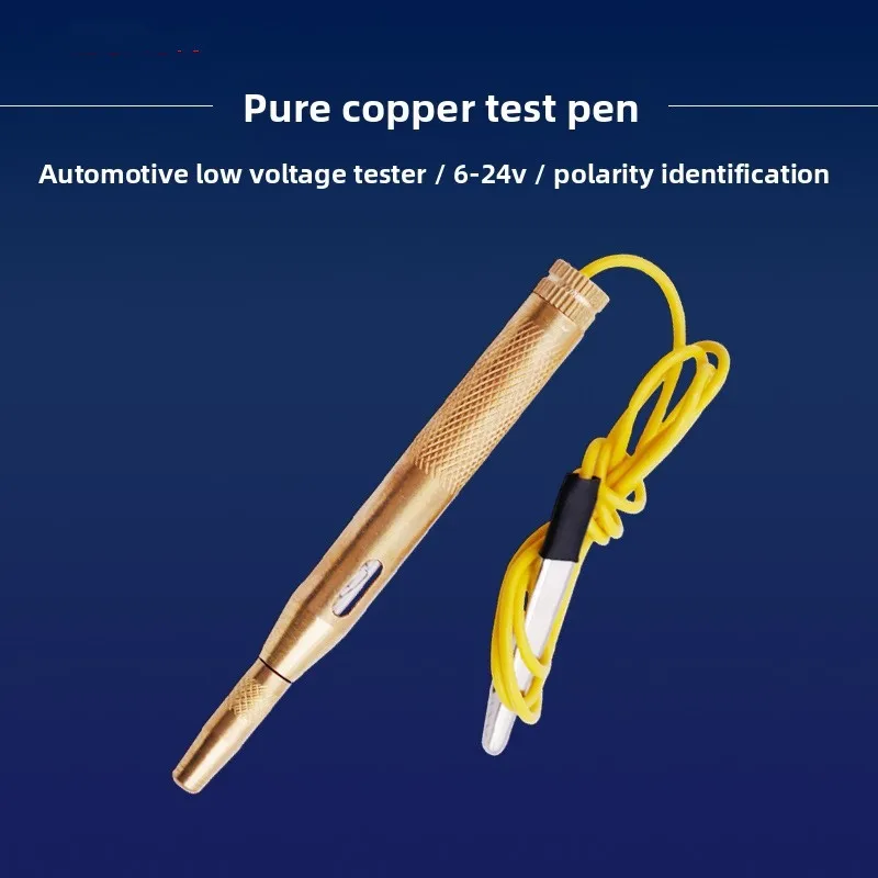 Diagnostic Tools Auto Car Circuit Tester Test Probe Lamp 6V-24V Light System Lamp Voltage Test Pen Detector Copper Vehicle
Diagnostic Tools Auto Car Circuit Tester Test Probe Lamp 6V-24V Light System Lamp Voltage Test Pen Detector Copper Vehicle