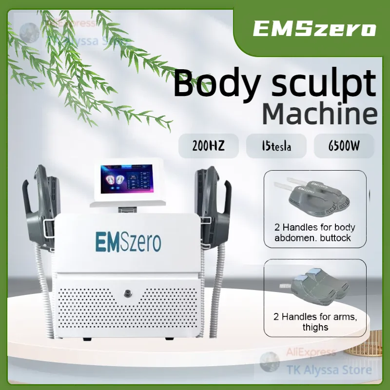 EMSzero 6500W 200Hz RF Body Sculpting Machine Fat Burn Skin Tightening Device Muscle Stimulator
EMSzero 6500W 200Hz RF Body Sculpting Machine Fat Burn Skin Tightening Device Muscle Stimulator