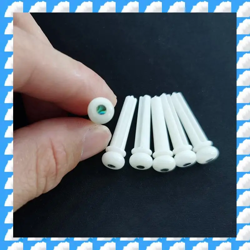 ONGE 60X Guitar Cattle Bone Material Acoustic Guitar Bridge Pins With Pearl Shell Dot For Acoustic Folk Guitar Accessories 
ONGE 60X Guitar Cattle Bone Material Acoustic Guitar Bridge Pins With Pearl Shell Dot For Acoustic Folk Guitar Accessories