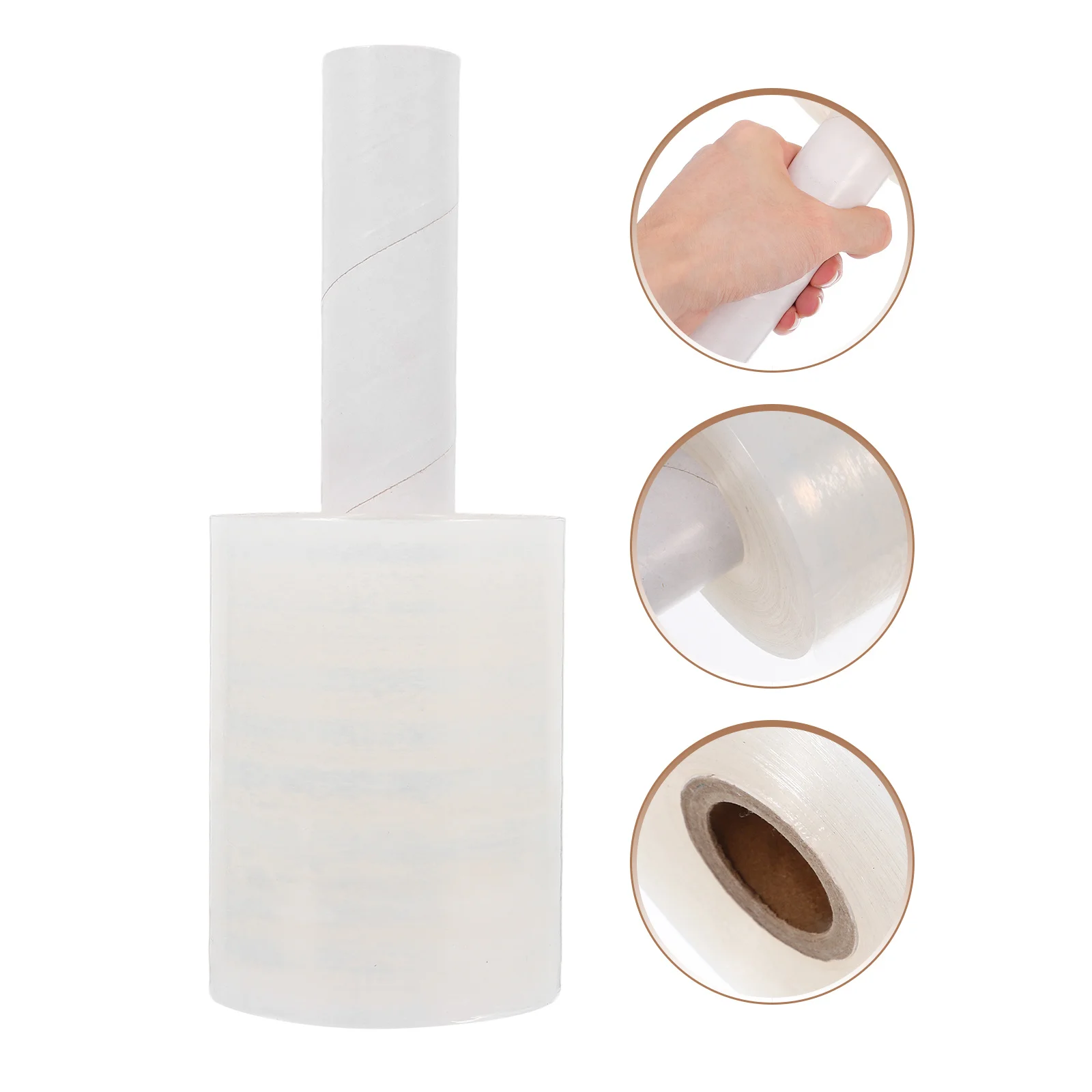 1 Roll Handle Stretch Film For Moving Furniture Wrapping Luggage Packing Rolls Shrink Wrap Roll Pallet Wrap Strong Adhesion
1 Roll Handle Stretch Film For Moving Furniture Wrapping Luggage Packing Rolls Shrink Wrap Roll Pallet Wrap Strong Adhesion
