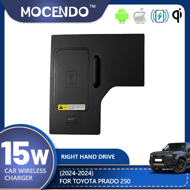 For Toyota Land Cruiser Prado 250 LC250 2024 2025 RHD fast charger wireless central control wireless charging car accessories
For Toyota Land Cruiser Prado 250 LC250 2024 2025 RHD fast charger wireless central control wireless charging car accessories
