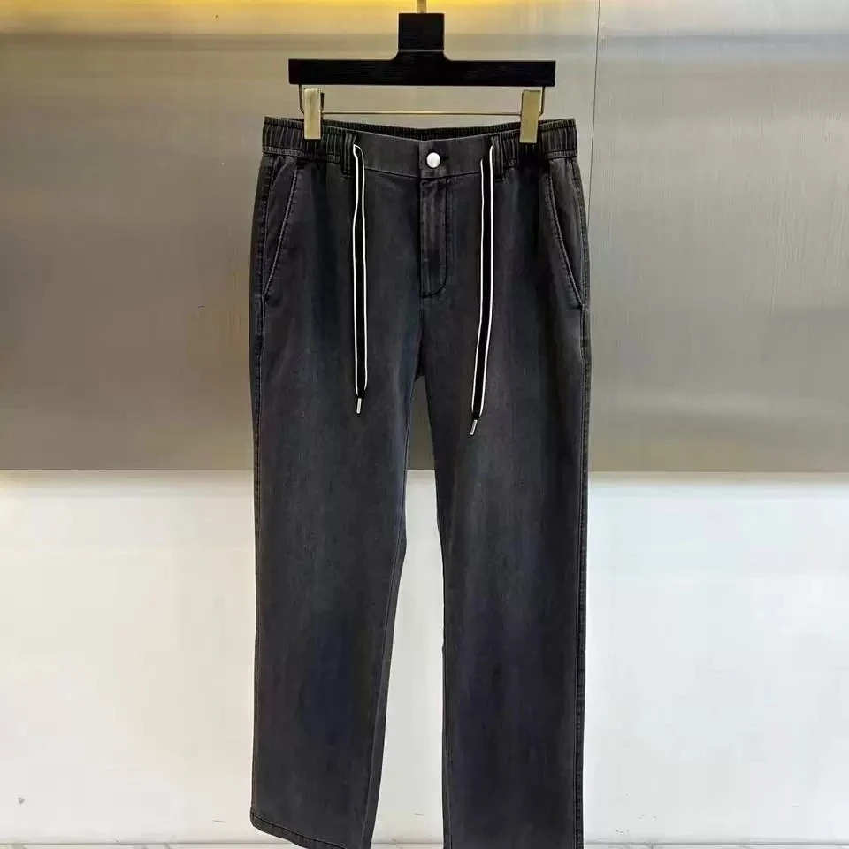 Italian embroidery old money BC gentleman simple drawstring straight jeans
Italian embroidery old money BC gentleman simple drawstring straight jeans