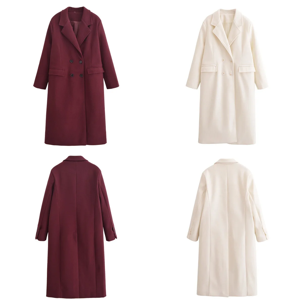 European and American Fashion Two-color Slim-fit Double-breasted Long-sleeved Woolen Jacket 2025 Spring New Product
European and American Fashion Two-color Slim-fit Double-breasted Long-sleeved Woolen Jacket 2025 Spring New Product