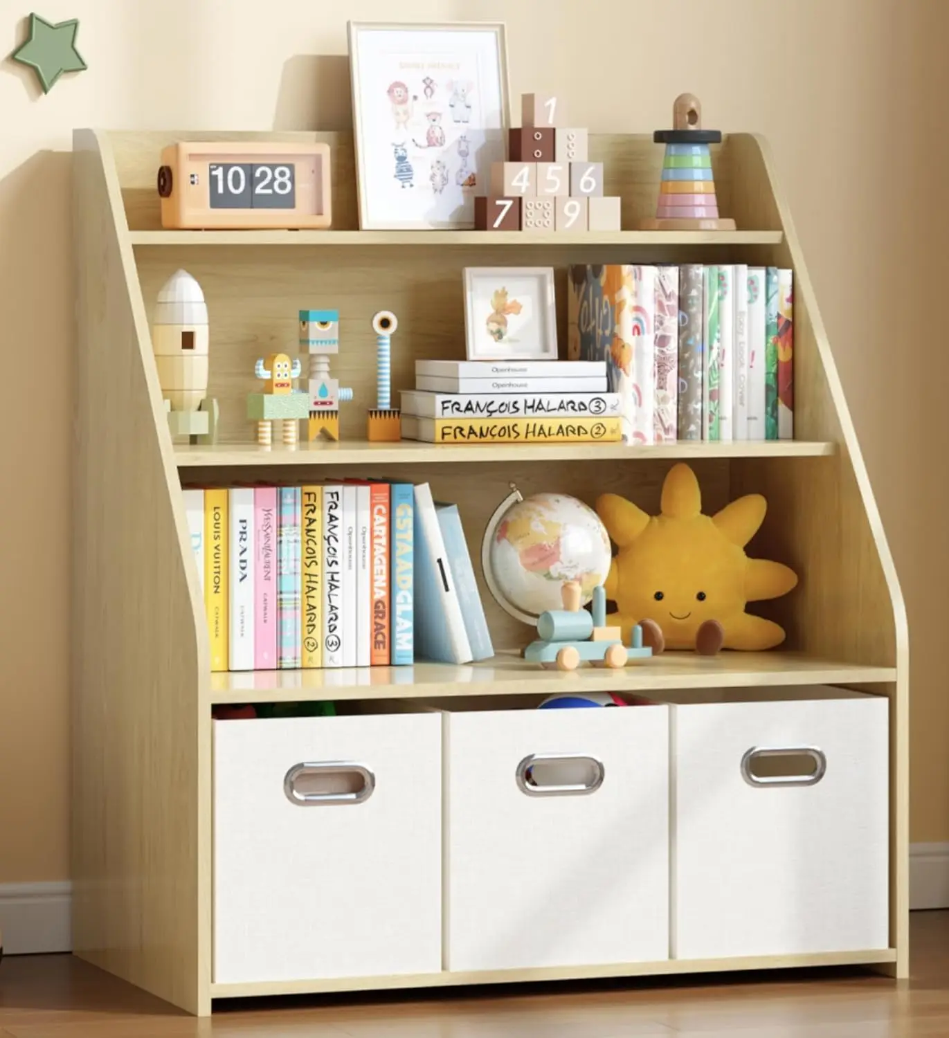 Трехуровневая полка для игрушек Монтессори и органайзер для хранения игрушек, деревянная детская книжная полка с 3 тканевыми корзинами для игрушек, для малышей, на заказ
Трехуровневая полка для игрушек Монтессори и органайзер для хранения игрушек, деревянная детская книжная полка с 3 тканевыми корзинами для игрушек, для малышей, на заказ