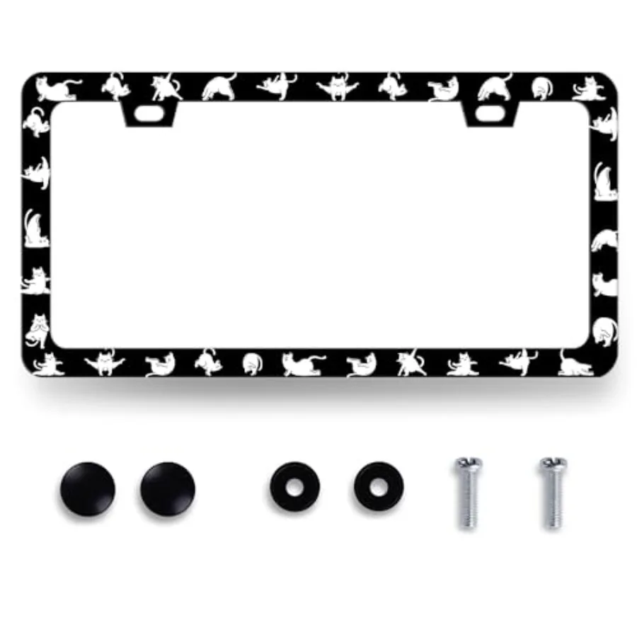 Cat License Plate Frame Cute Cats Print License Plate Holder Stainless Steel Auto Parts Colorful Animal License Plate Decoratio
Cat License Plate Frame Cute Cats Print License Plate Holder Stainless Steel Auto Parts Colorful Animal License Plate Decoratio
