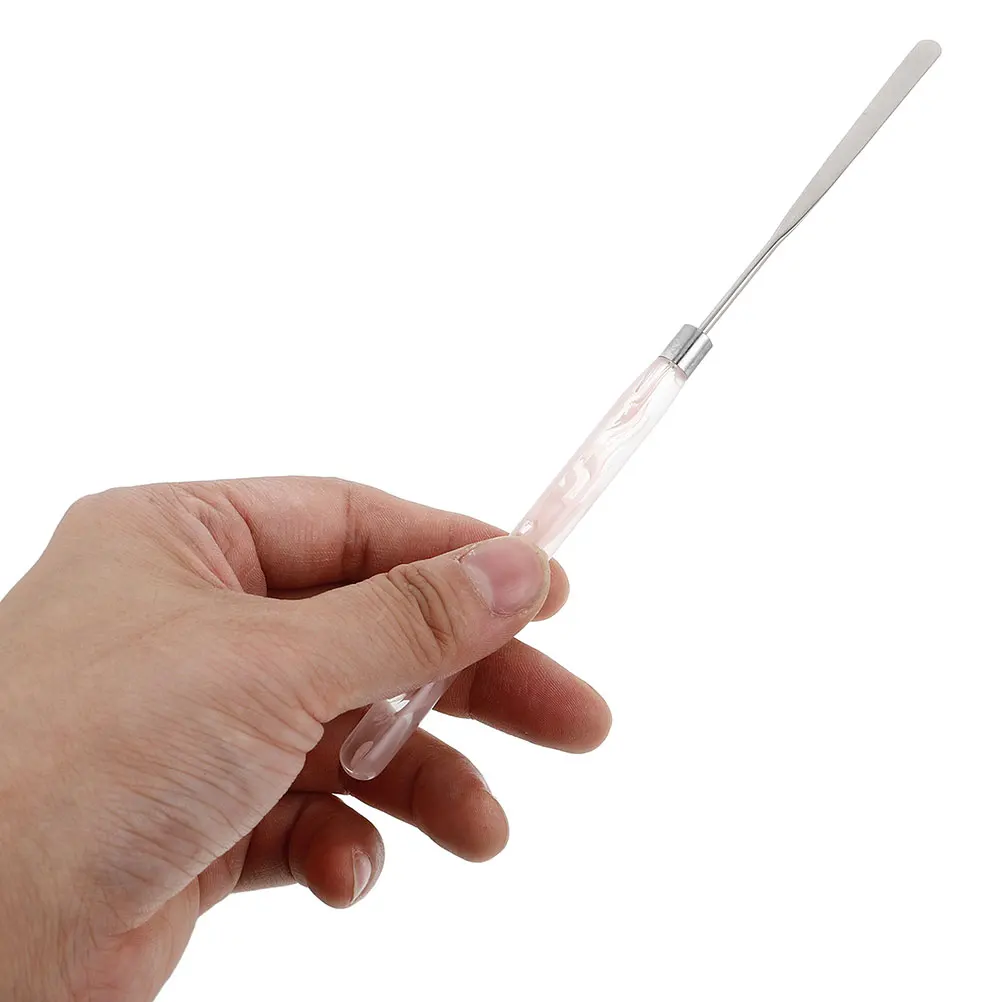 2pcs Stainless Steel Spatula Palette Stick Manicure Tools Face Cream Mixer Makeup Foundation Applicator Beauty Accessories Nail
2pcs Stainless Steel Spatula Palette Stick Manicure Tools Face Cream Mixer Makeup Foundation Applicator Beauty Accessories Nail