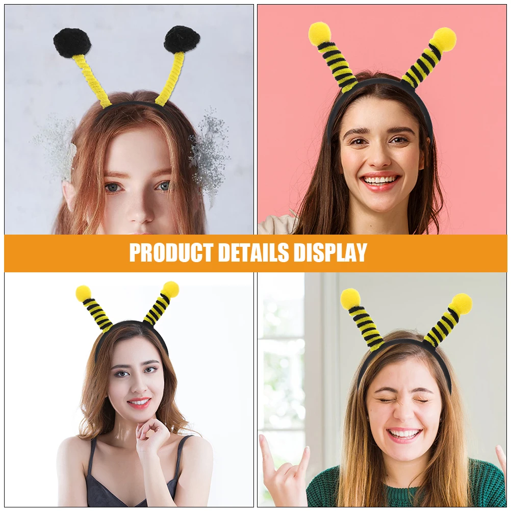8 Pcs Insect Antenna Headband Bee Hair Hoops Yellow Black Halloween Birthday Festival Cosplay Accessories Lightweight
8 Pcs Insect Antenna Headband Bee Hair Hoops Yellow Black Halloween Birthday Festival Cosplay Accessories Lightweight