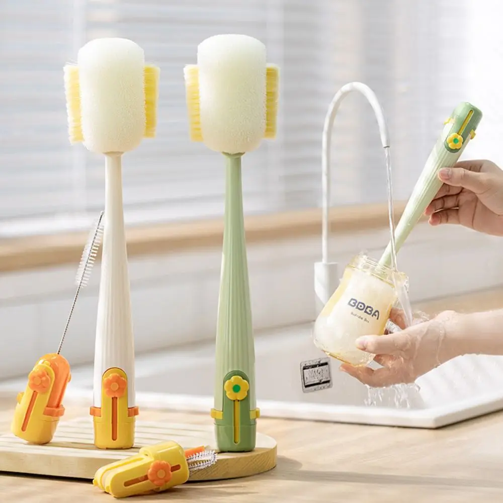 Multipurpose 5-in-1 Cup Washing Tool Convenient Long Handle Baby Bottle Cleaner Brush Water Bottle Cleaner 360 Degree Rotation
Multipurpose 5-in-1 Cup Washing Tool Convenient Long Handle Baby Bottle Cleaner Brush Water Bottle Cleaner 360 Degree Rotation