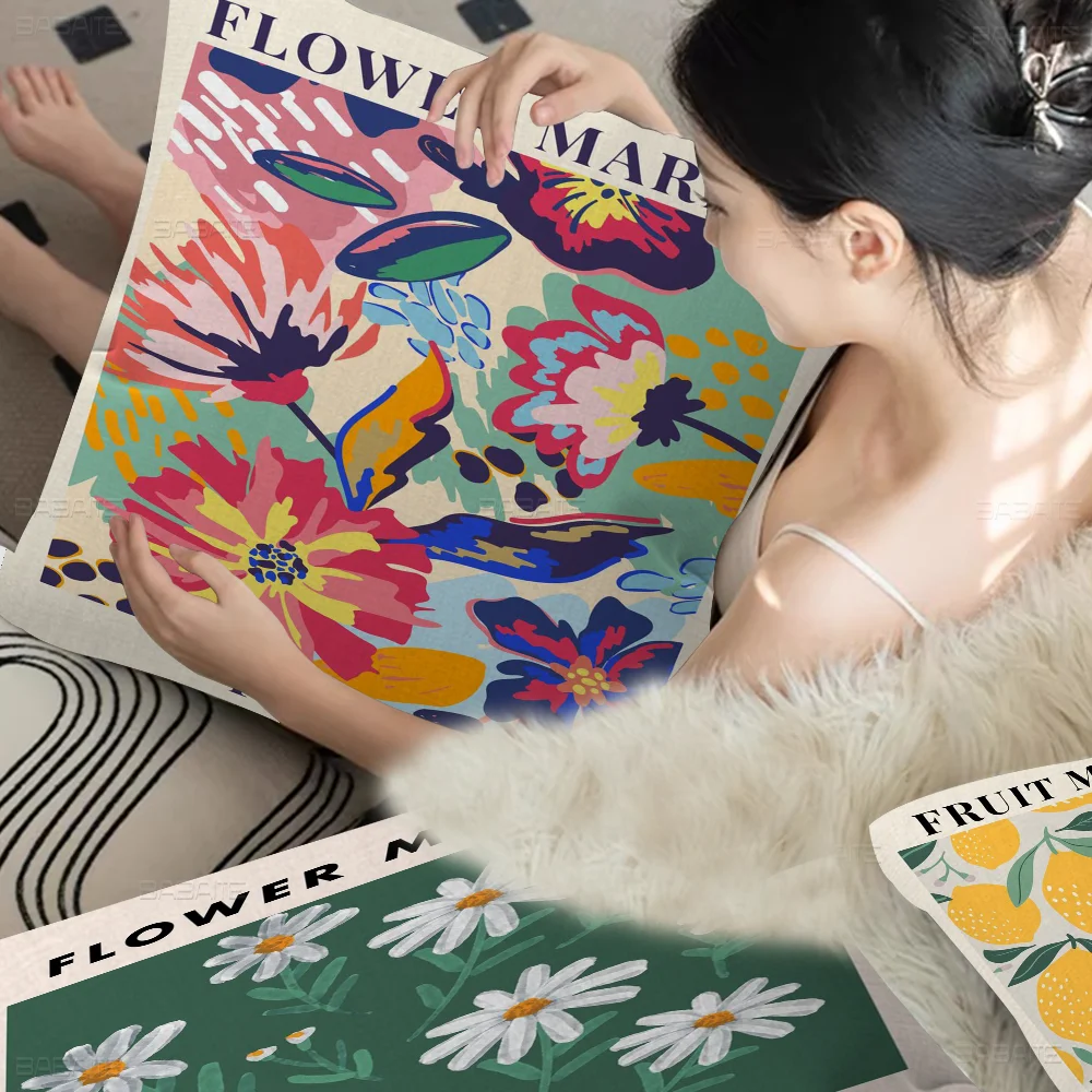 Flower Market Pillow Gift Home Office Decoration Bedroom Sofa Car Cushion Cover Case 45x45
Flower Market Pillow Gift Home Office Decoration Bedroom Sofa Car Cushion Cover Case 45x45