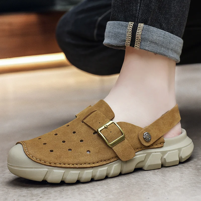 Good Quality Flat Sole Slippers Outdoor Sandals Men Mesh Solid Colour Men's Running Shoes Fashion Outsole Male Walking Footwear
Good Quality Flat Sole Slippers Outdoor Sandals Men Mesh Solid Colour Men's Running Shoes Fashion Outsole Male Walking Footwear