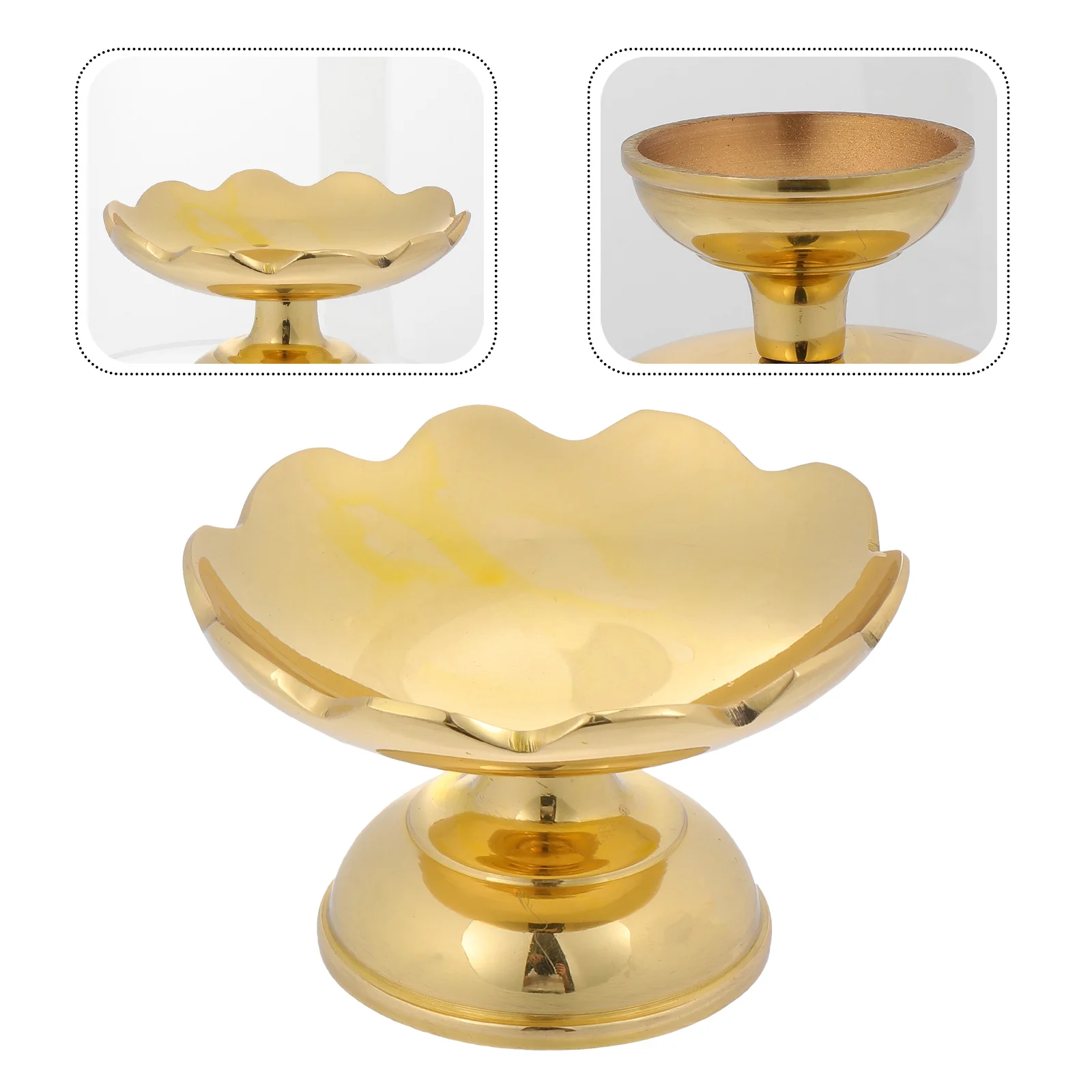 Lotus Lace Fruit Plate Dried Dish Temple Sacrifice Tray Buddha Food Home Copper Holding Thick Polished Bottom
Lotus Lace Fruit Plate Dried Dish Temple Sacrifice Tray Buddha Food Home Copper Holding Thick Polished Bottom