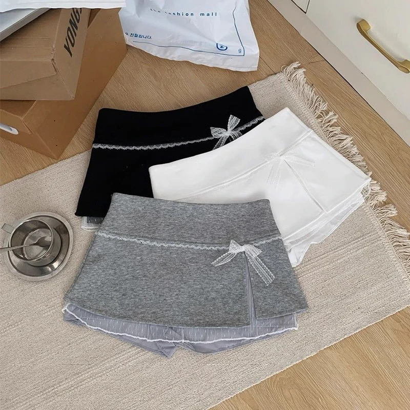 MEXZT Y2K Black Split Mini Skirt Women Kawaii Bow Lace Patchwork Hip Wrap Skirts Summer Korean Fashion White A Line Faldas New
MEXZT Y2K Black Split Mini Skirt Women Kawaii Bow Lace Patchwork Hip Wrap Skirts Summer Korean Fashion White A Line Faldas New