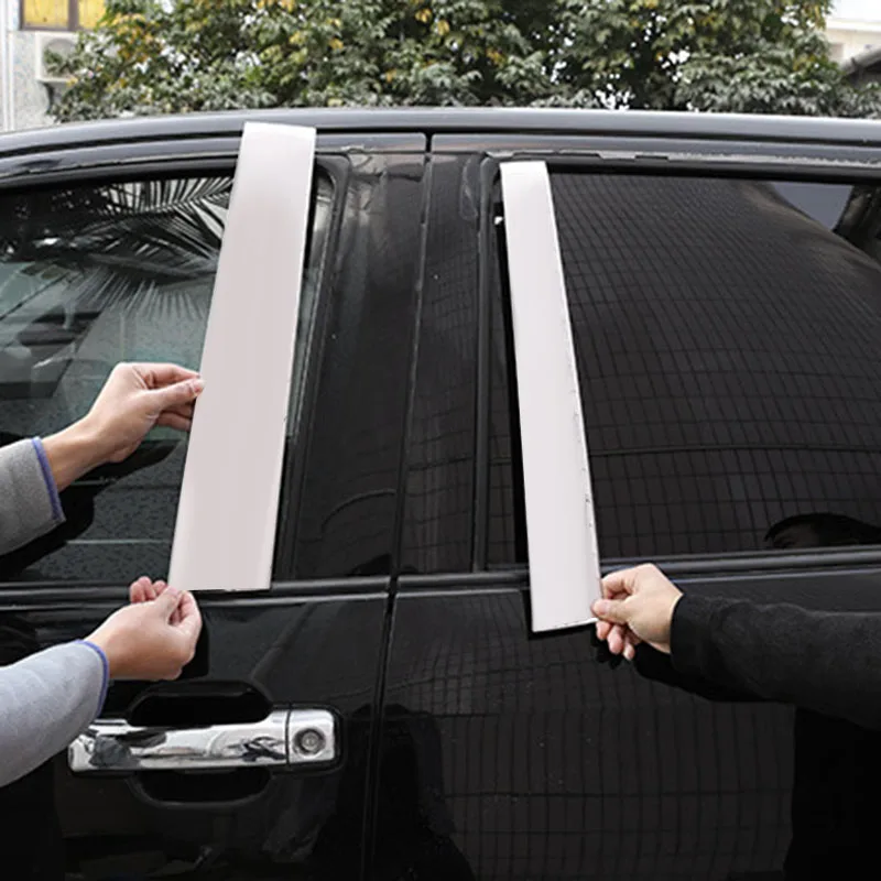 4Pcs Set Chrome Window Door Pillar Posts Molding Protector Cover Trim For Toyota - 2014-2020 Stainless Steel
4Pcs Set Chrome Window Door Pillar Posts Molding Protector Cover Trim For Toyota - 2014-2020 Stainless Steel