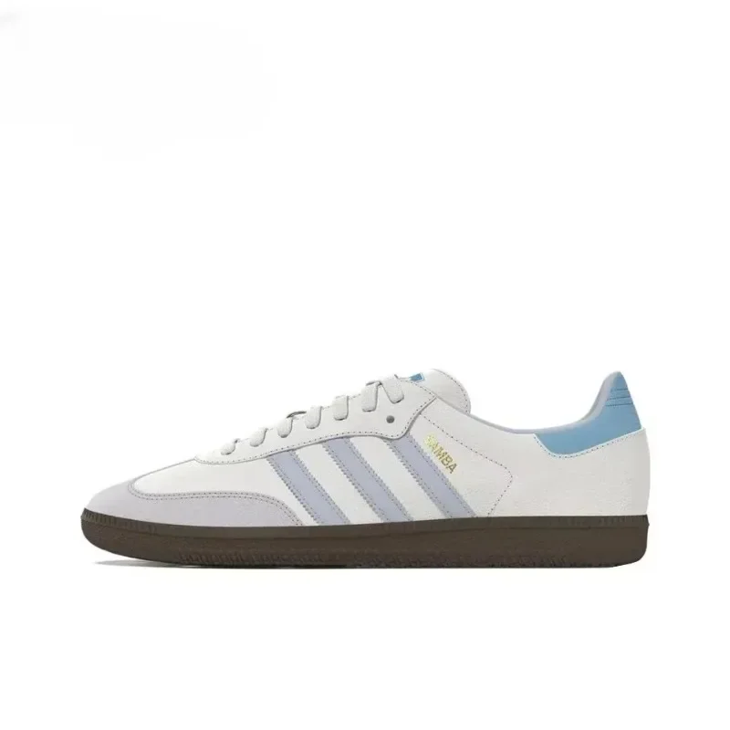 Adidas Originals Samba OG Men's and Women's Skateboarding Shoes Non-slip Wear Resistant Low Sneakers White Blue ID2055
Adidas Originals Samba OG Men's and Women's Skateboarding Shoes Non-slip Wear Resistant Low Sneakers White Blue ID2055