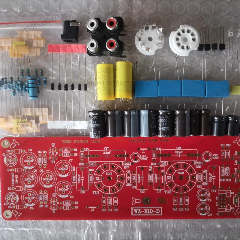 WZ-X10-D HiFi Tube Preamp Buffer Board 6N11 6922 ECC88 Dual Triode Preamplifier DIY Audio Tone Board
WZ-X10-D HiFi Tube Preamp Buffer Board 6N11 6922 ECC88 Dual Triode Preamplifier DIY Audio Tone Board