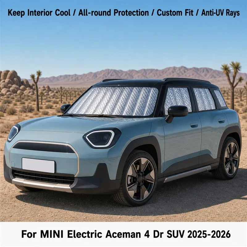 For MINI Electric Aceman 4 Dr SUV 2025-2026 Full Set Car Window Sunshades UV Block Privacy Heat Insulated Foldable Car Curtain
For MINI Electric Aceman 4 Dr SUV 2025-2026 Full Set Car Window Sunshades UV Block Privacy Heat Insulated Foldable Car Curtain