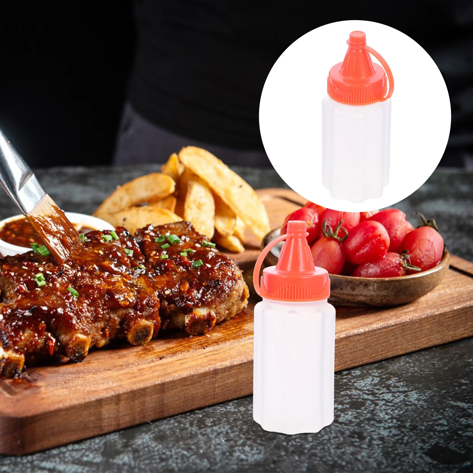 4pcs Mini Sauce Squeeze Bottle Condiment Bottles For Ketchup Honey Oil Dressing Mustard Jam Kitchen Tools Bbq Baking
4pcs Mini Sauce Squeeze Bottle Condiment Bottles For Ketchup Honey Oil Dressing Mustard Jam Kitchen Tools Bbq Baking
