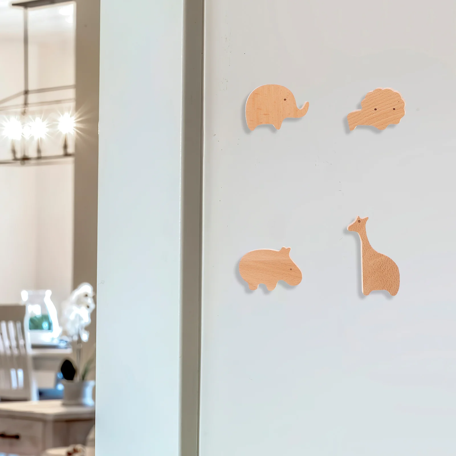 4 Pcs Children's Wooden Hook Hat Hooks Towel Coat Funny Wall Mounted Heavy Duty Clothes Rack Hangers
4 Pcs Children's Wooden Hook Hat Hooks Towel Coat Funny Wall Mounted Heavy Duty Clothes Rack Hangers