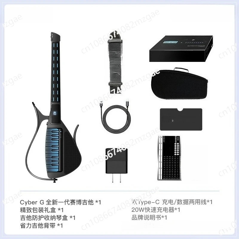 Cybertron Stringless Automatic Guitar with Piano Intelligent Backing Track System for Solo Performance and Band Simulation 
Cybertron Stringless Automatic Guitar with Piano Intelligent Backing Track System for Solo Performance and Band Simulation
