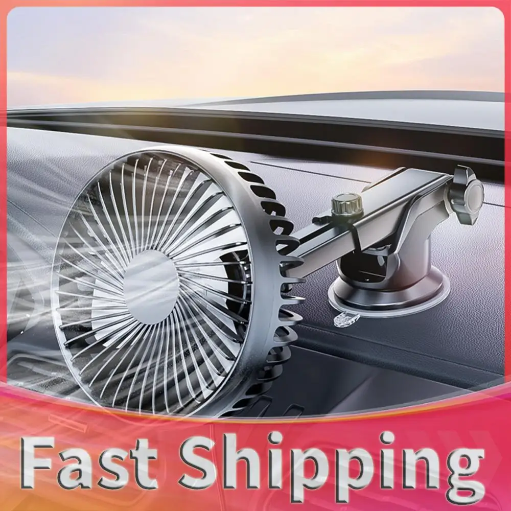 12V/24V Car Cooling Fan 360 Degree Adjustable Suction Cup Windshield Desk Fan 3 Speeds Mini Car Fan Auto Single Head Fan
12V/24V Car Cooling Fan 360 Degree Adjustable Suction Cup Windshield Desk Fan 3 Speeds Mini Car Fan Auto Single Head Fan