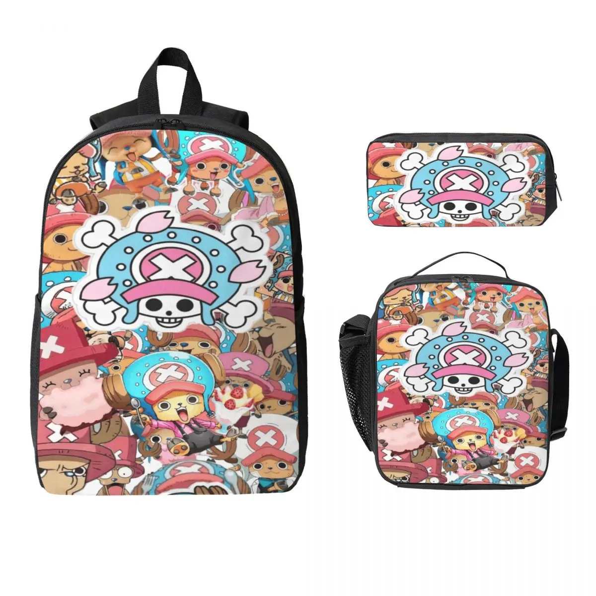 3Pcs Luffys O-one-pieces Backpack Set for Girls Boys Pen Bags Bookbag Sets with Lunch Box For School Students Knapsack
3Pcs Luffys O-one-pieces Backpack Set for Girls Boys Pen Bags Bookbag Sets with Lunch Box For School Students Knapsack